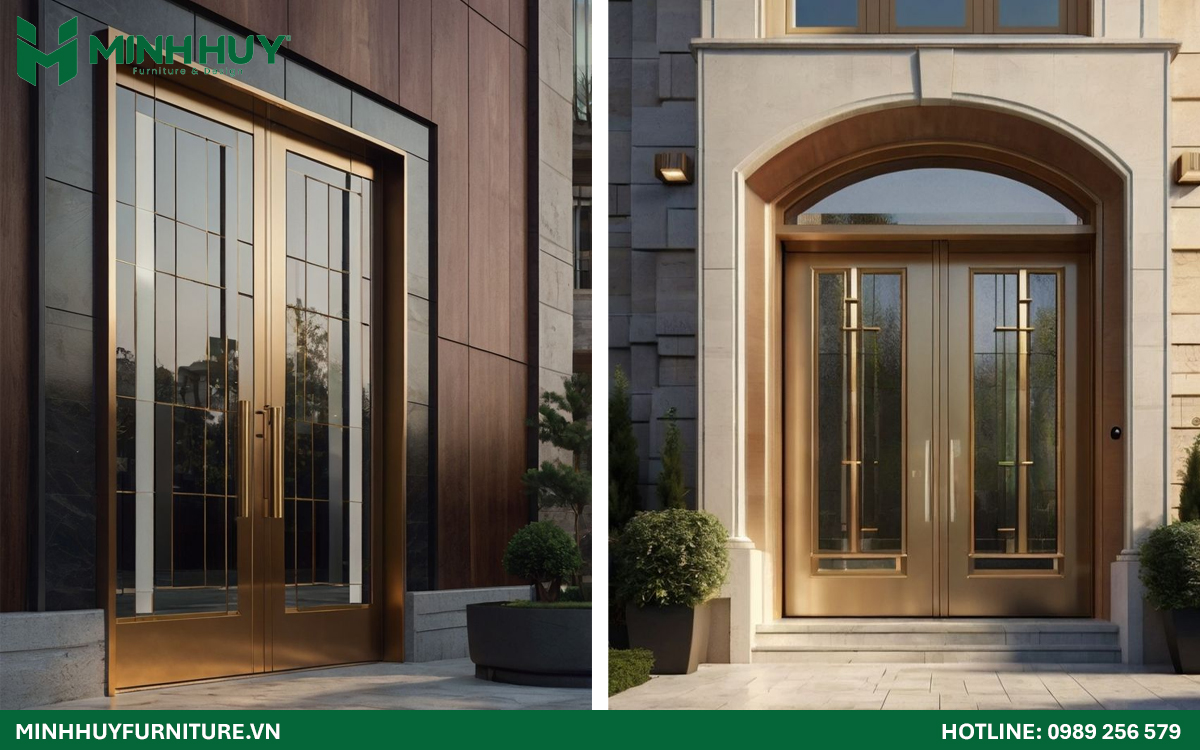 Xưởng gia công khung kính inox mạ vàng HCM