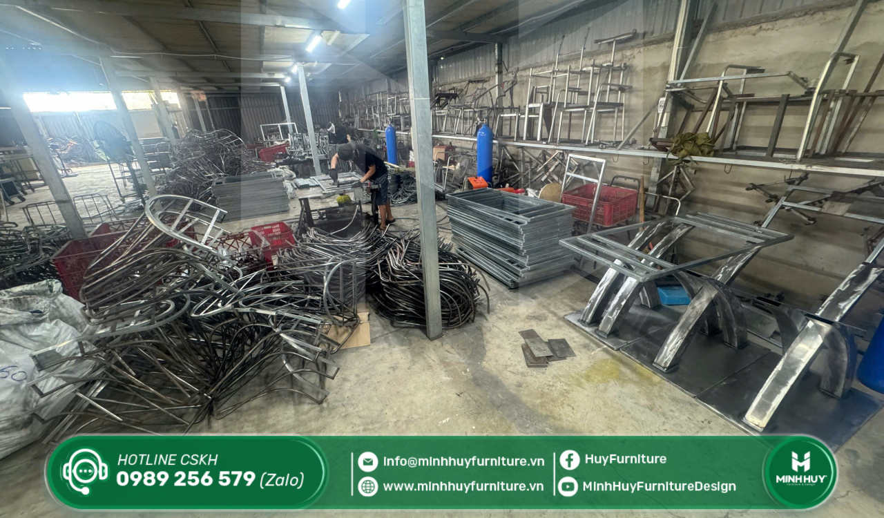 Bảng báo giá bàn ghế inox tại HCM do Minh Huy Furniture sản xuất