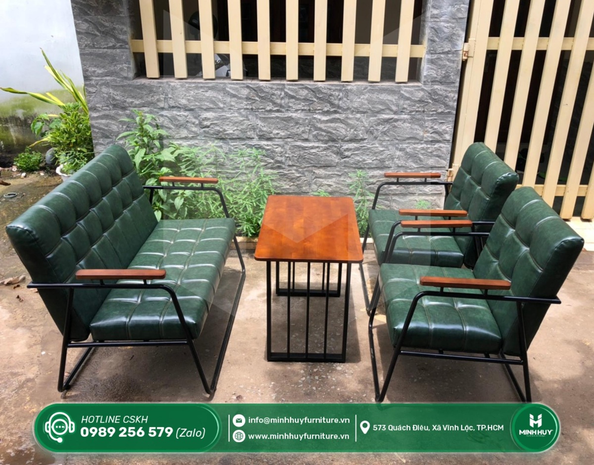 Đặc điểm chung của sofa sắt cafe hiện đại