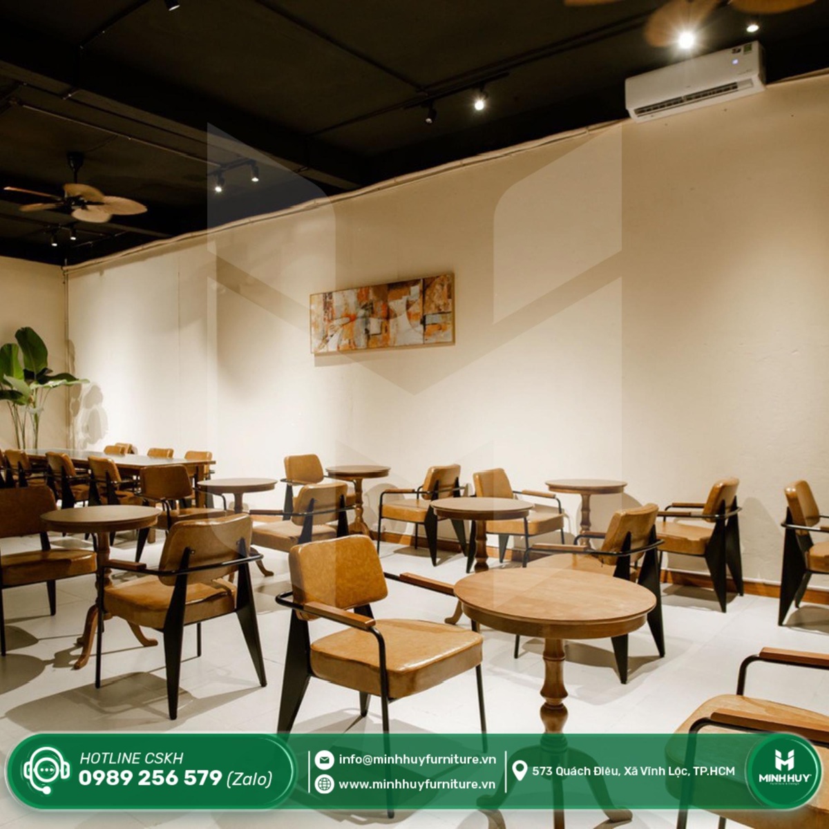 sofa sắt cafe hiện đại