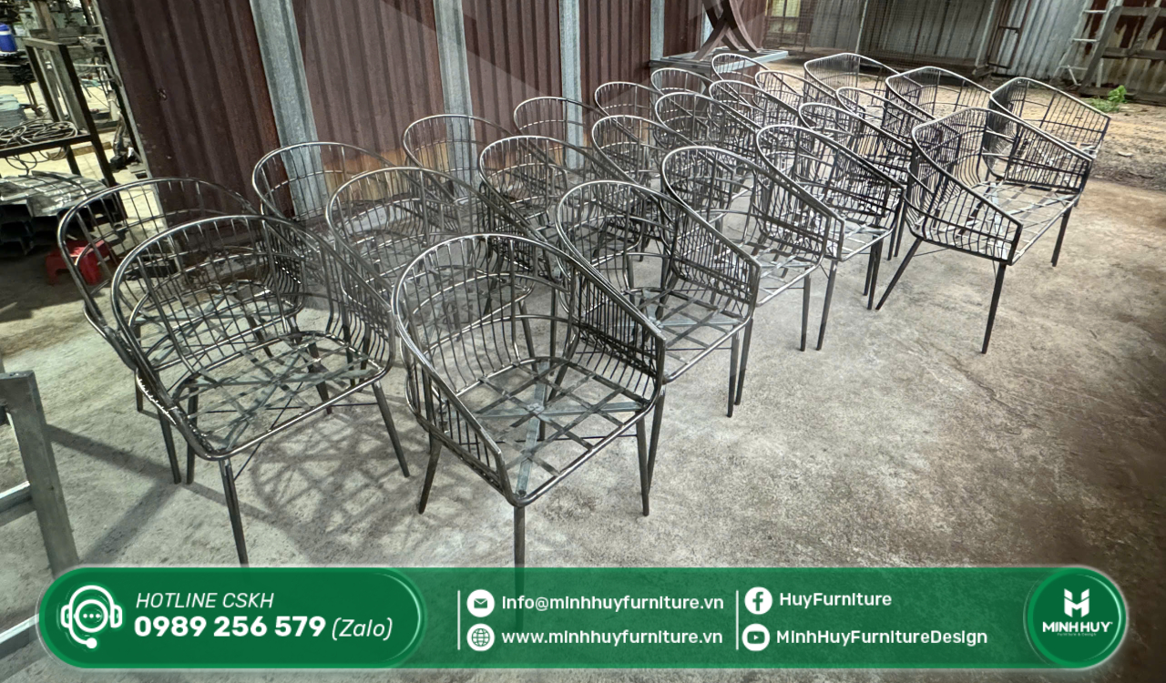 mẫu bàn ghế inox tai HCM