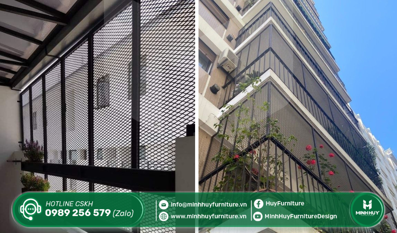 làm khung sắt bảo vệ sân trước củ chi tphcm