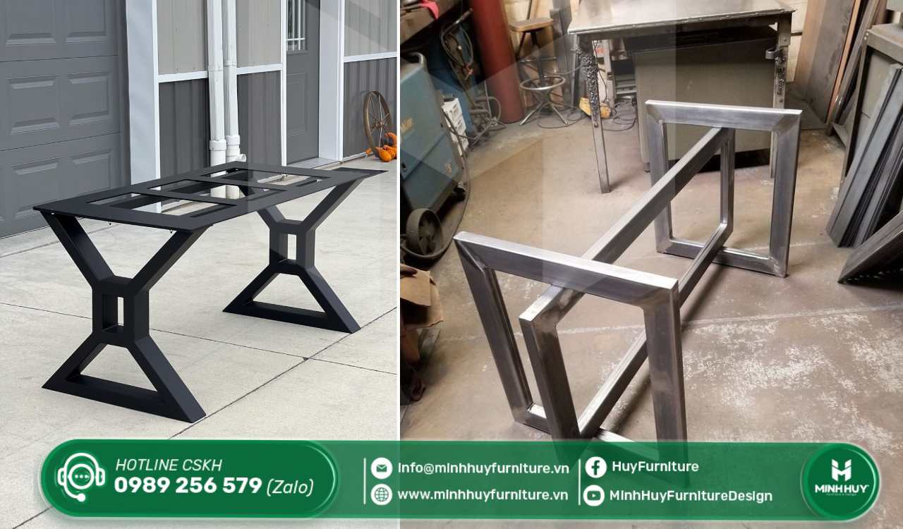 xưởng thi công chân bàn sắt quận 3 tphcm