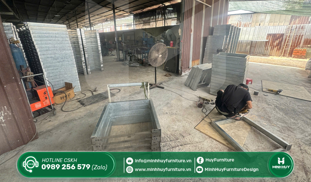 xưởng thi công khung sắt theo yêu cầu huyện bình chánh tphcm giá rẻ