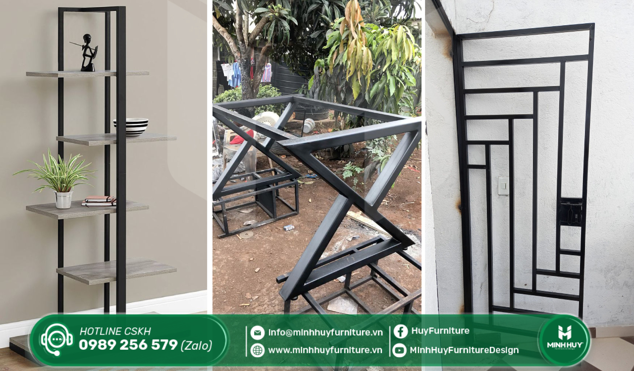 lắp đặt khung sắt sơn tĩnh điện quận 6 tphcm