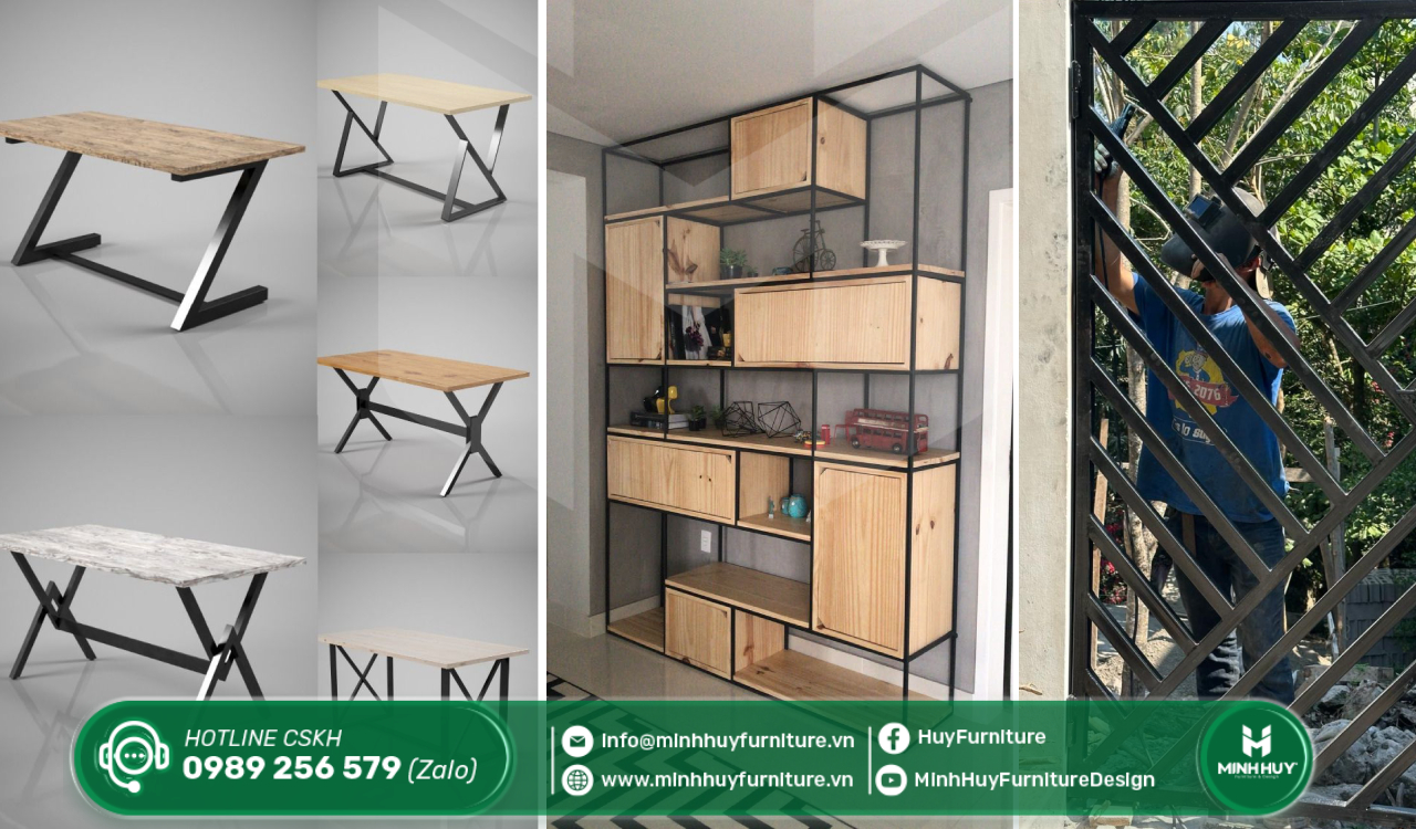 xưởng thi công khung sắt sơn tĩnh điện quận 6 tphcm giá rẻ