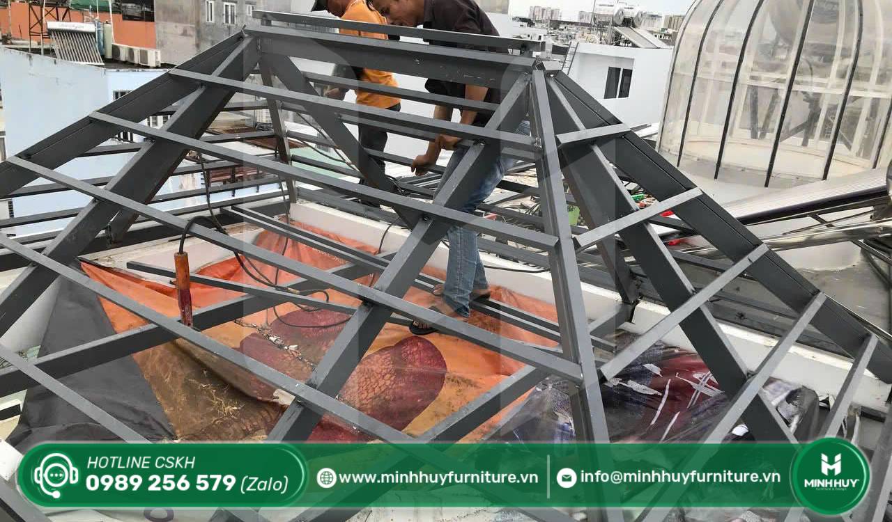 lắp đặt khung sắt theo yêu cầu quận bình thạnh tphcm