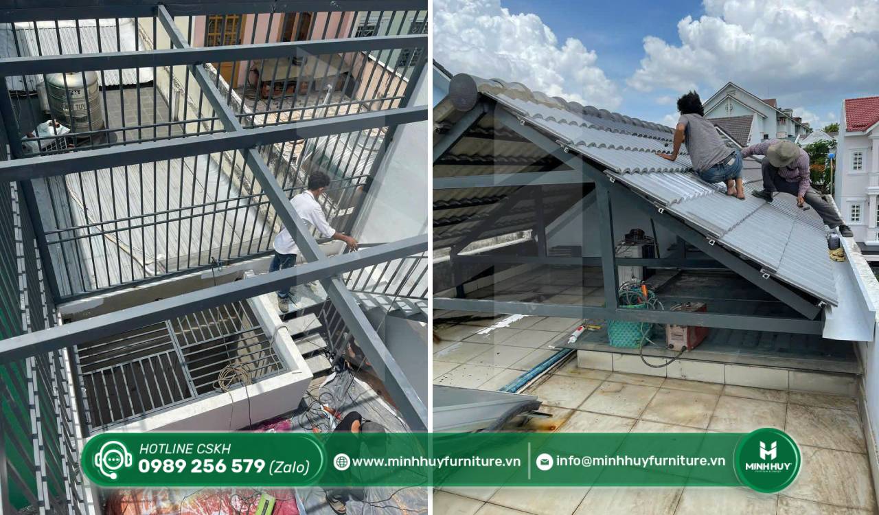 lắp đặt khung sắt theo yêu cầu quận gò vấp tphcm