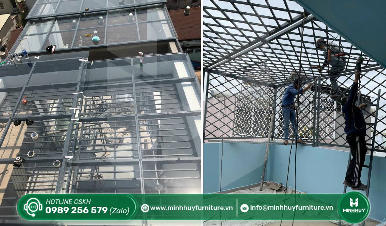 xưởng thi công khung sắt theo yêu cầu quận 3 tphcm giá rẻ