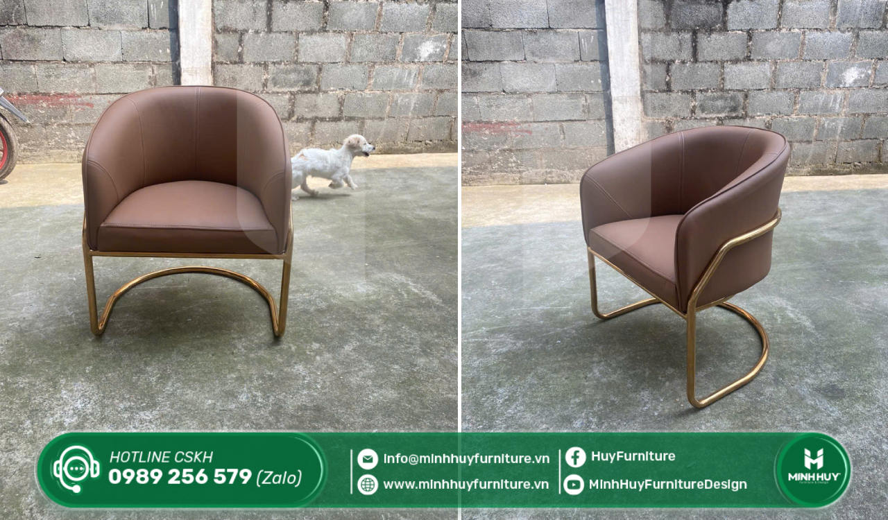 mẫu bàn ghế ăn gia đình inox mạ vàng đẹp