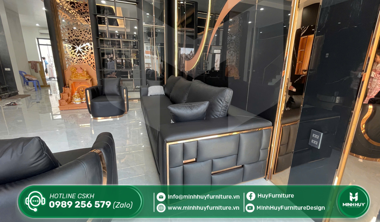 bàn sofa inox mạ vàng tphcm