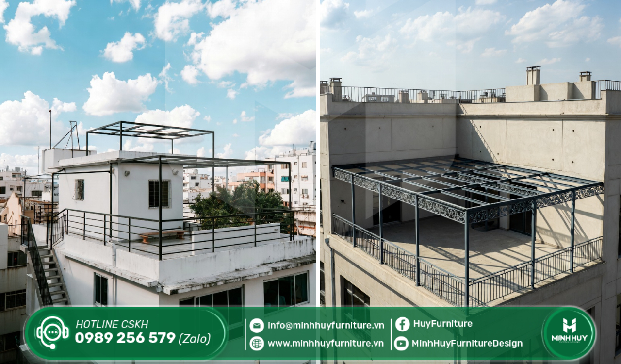 đơn vị làm khung sắt bảo vệ sân thượng quận 7 tphcm