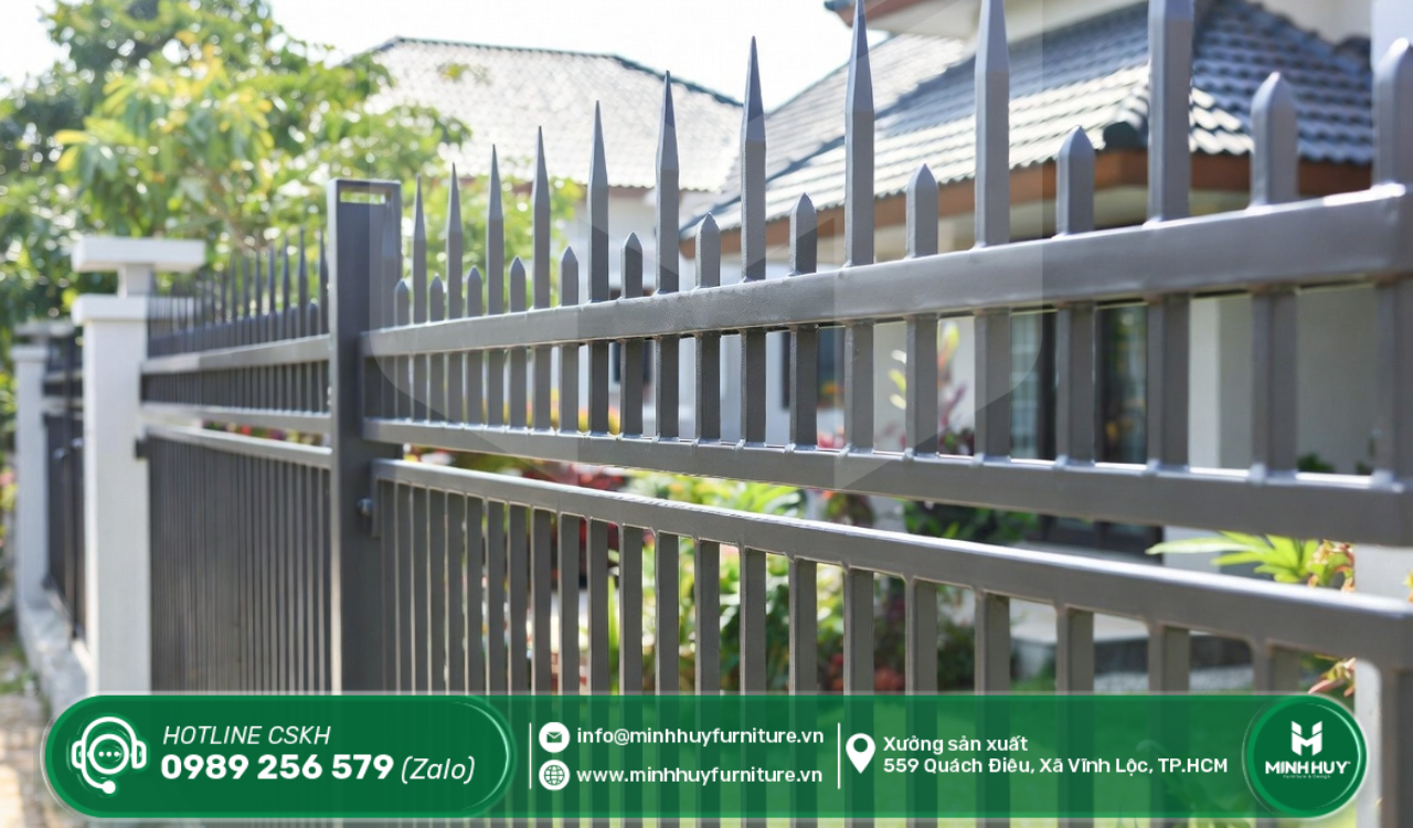 báo giá thi công khung hàng rào sắt huyện bình chánh tphcm