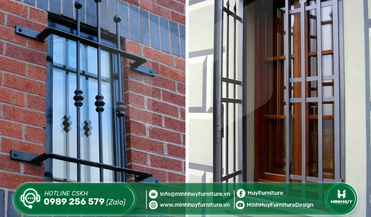 xưởng làm khung sắt bảo vệ cửa sổ quận gò vấp tphcm