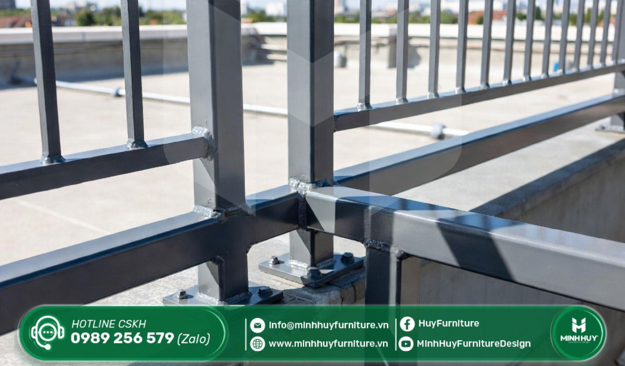 xưởng làm khung sắt bảo vệ sân thượng cần giờ tphcm