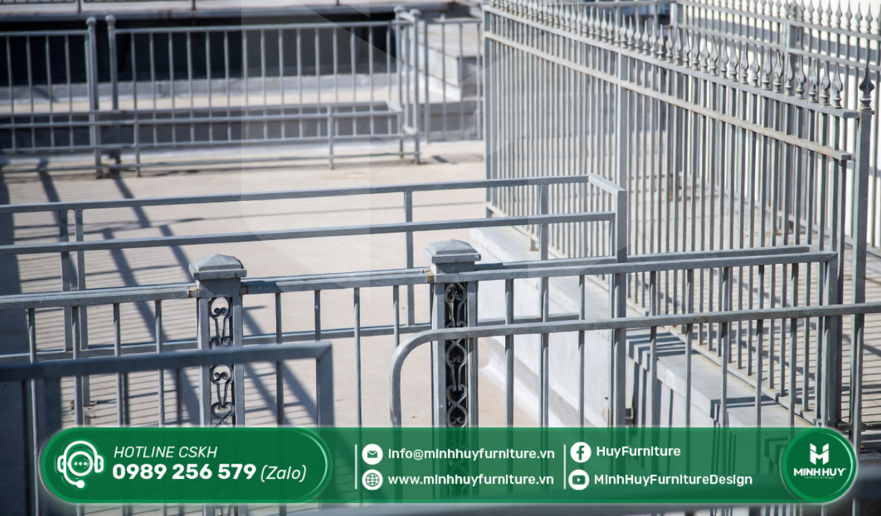 xưởng làm khung sắt bảo vệ sân thượng quận 11 tphcm