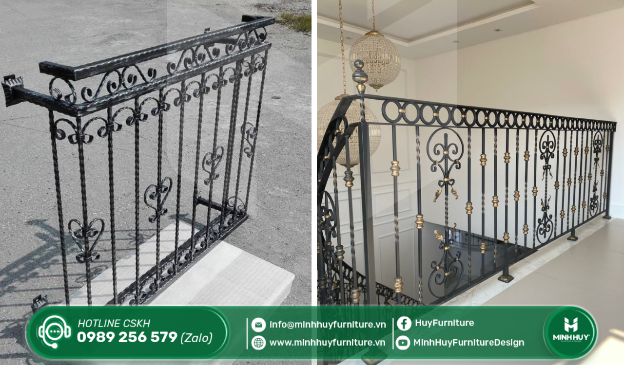 làm khung sắt lan can nhà bè tphcm giá rẻ
