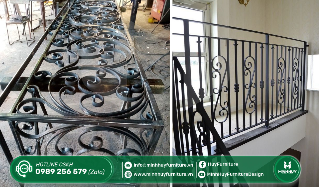 xưởng làm khung sắt lan can cần giờ tphcm giá rẻ