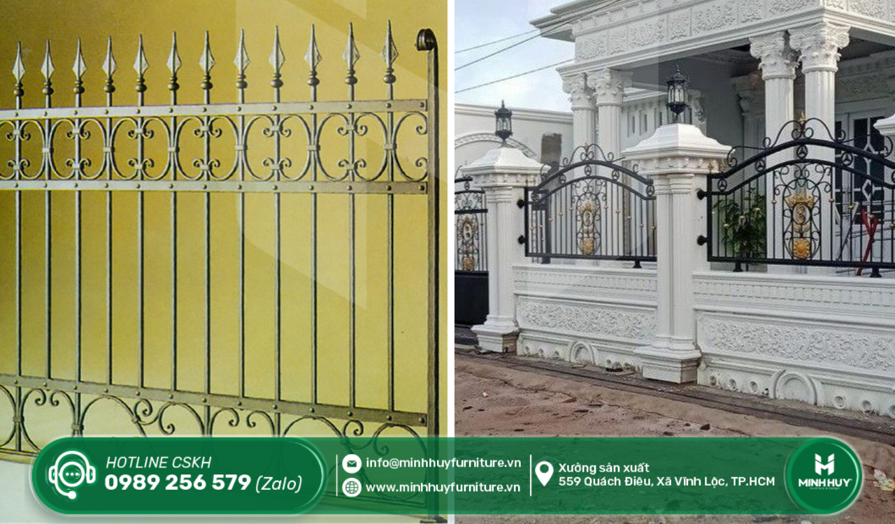 làm khung hàng rào sắt quận 5 tphcm giá rẻ