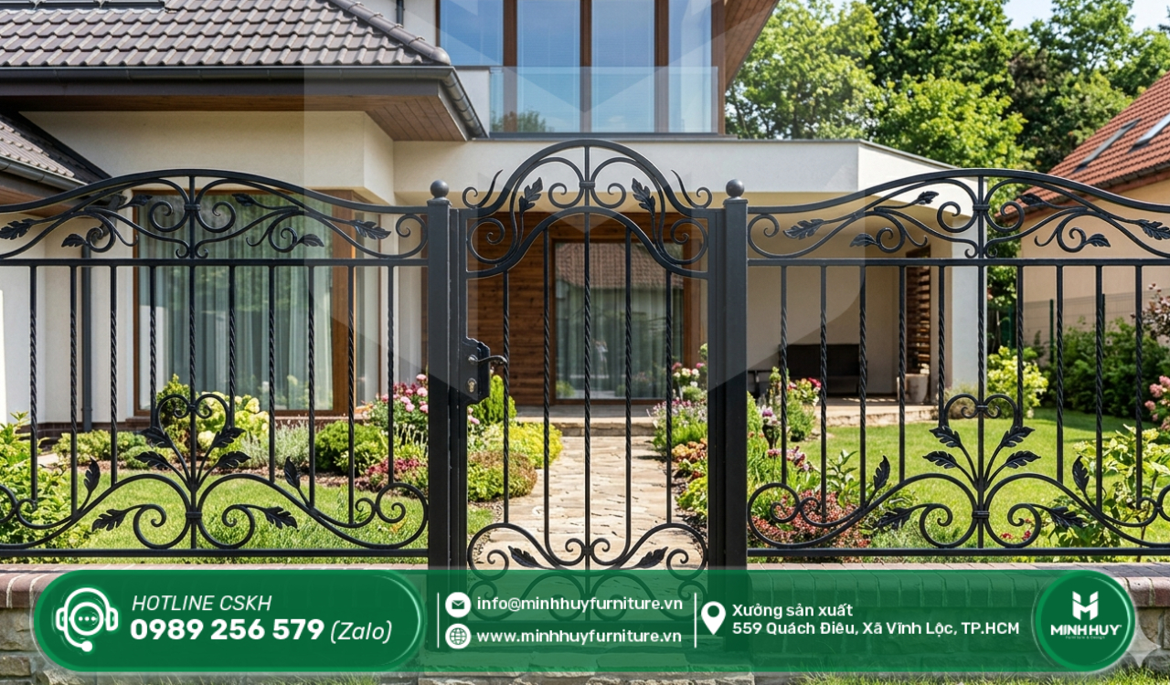 thi công khung hàng rào sắt quận 4 tphcm