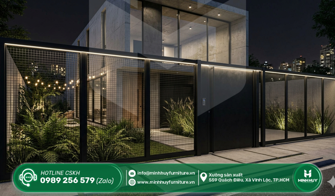 thi công khung hàng rào sắt quận 7 tphcm