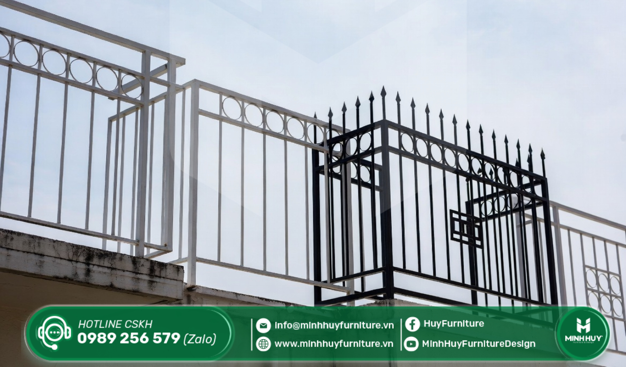 xưởng thi công khung sắt bảo vệ sân thượng củ chi tphcm giá rẻ