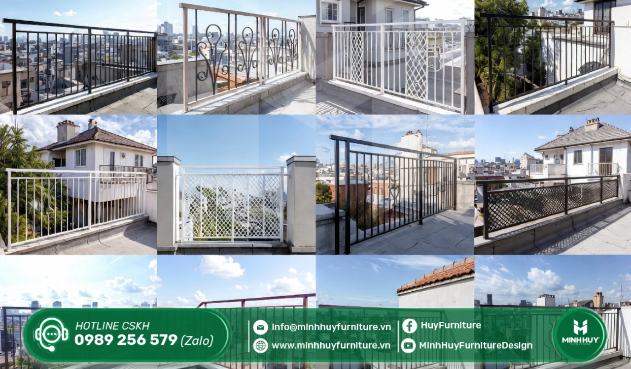 làm khung sắt bảo vệ sân thượng quận 11 tphcm