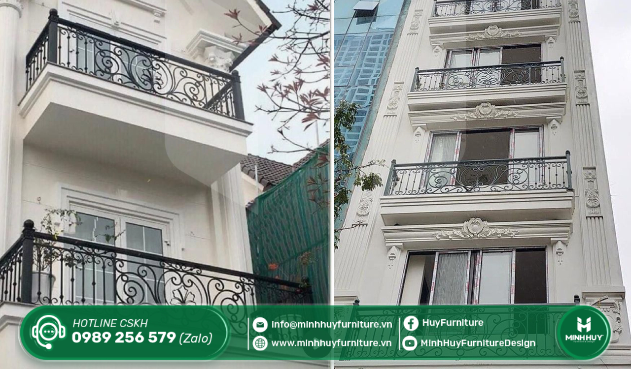 xưởng làm khung sắt lan can hóc môn tphcm