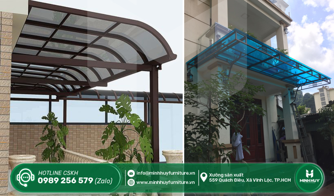 thi công khung sắt mái che sân thượng thủ đức tphcm