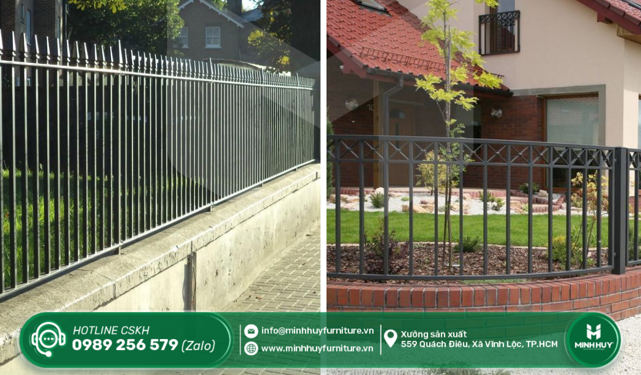 báo giá thi công khung hàng rào sắt nhà bè tphcm