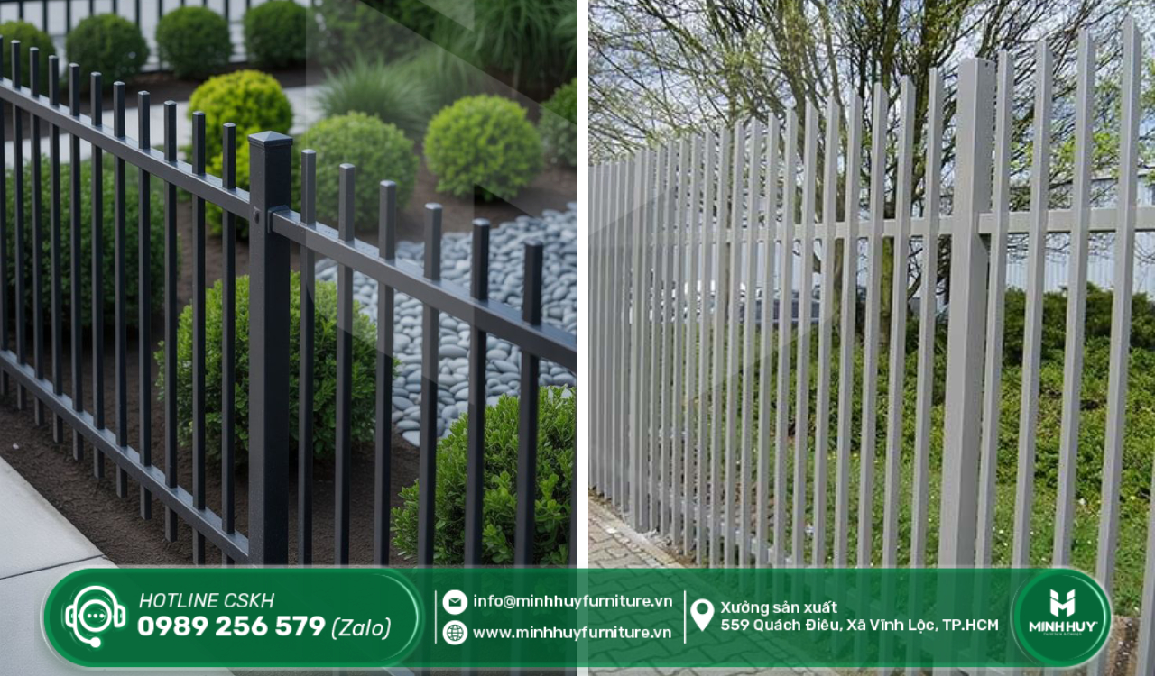 thi công khung hàng rào sắt quận 6 tphcm