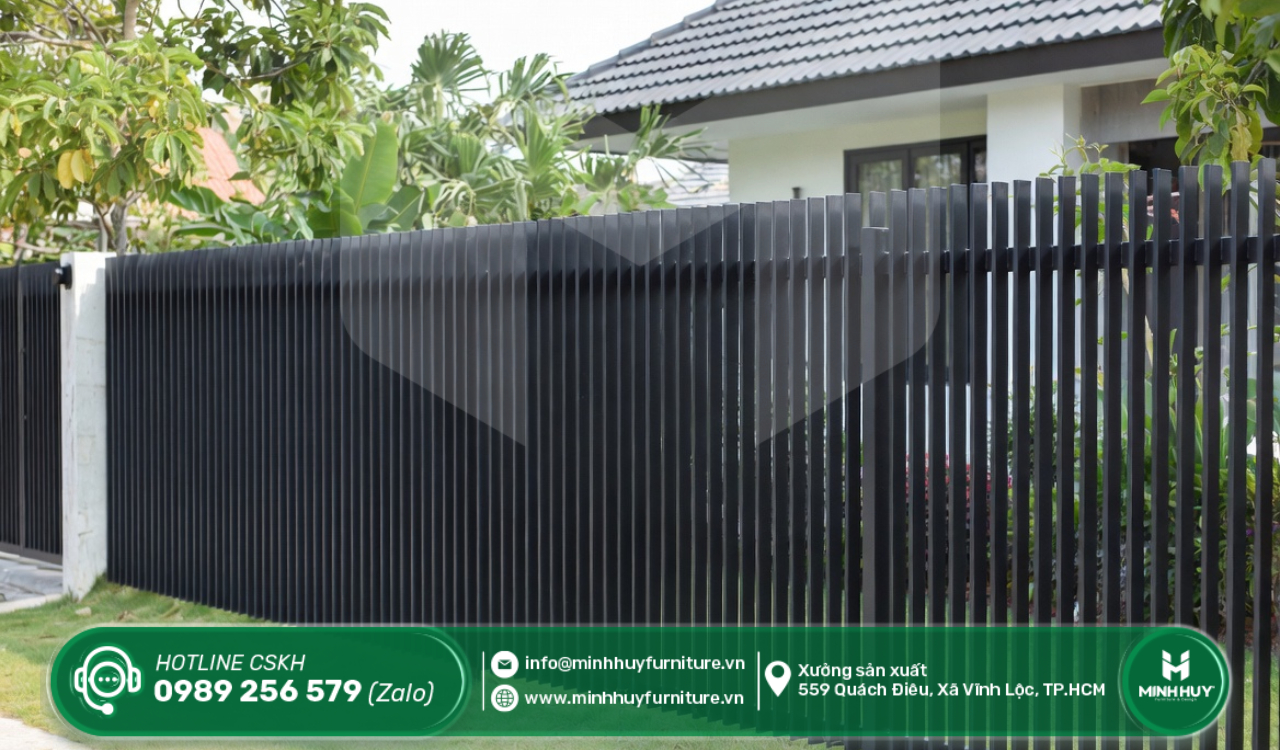 làm khung hàng rào sắt quận gò vấp tphcm giá rẻ