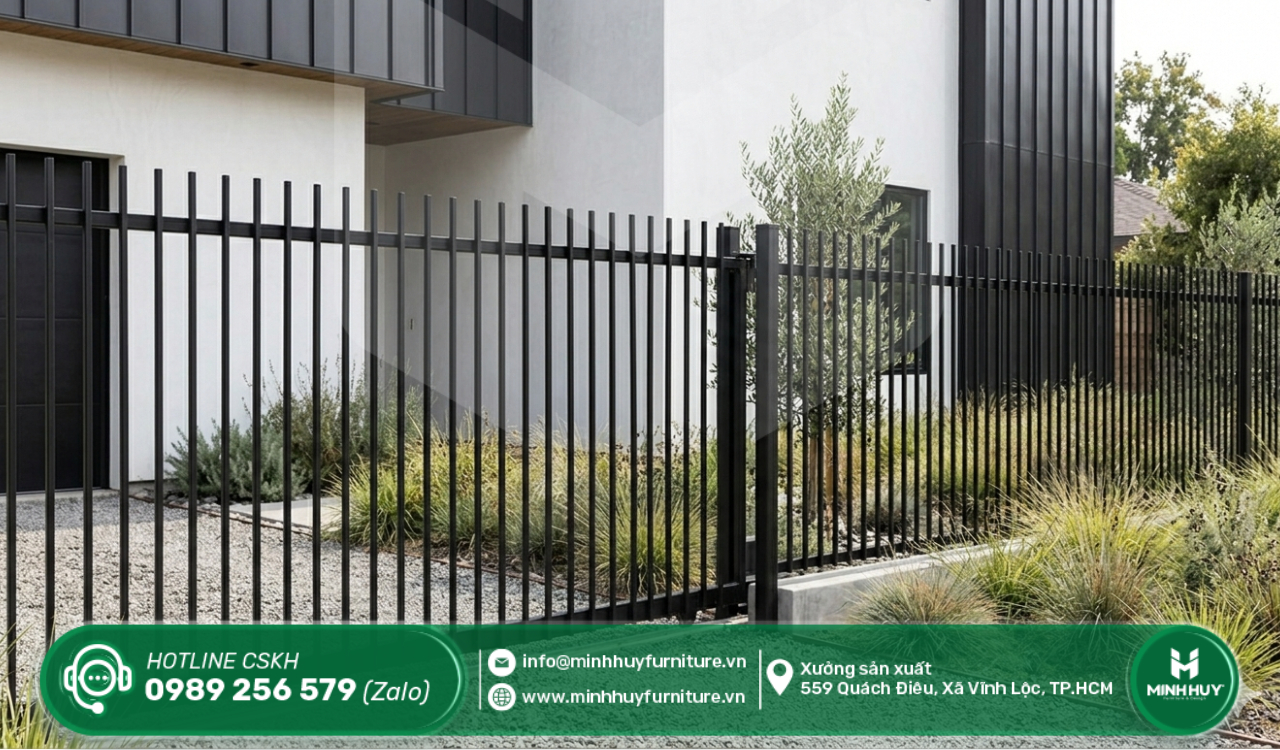 làm khung hàng rào sắt cần giờ tphcm giá rẻ