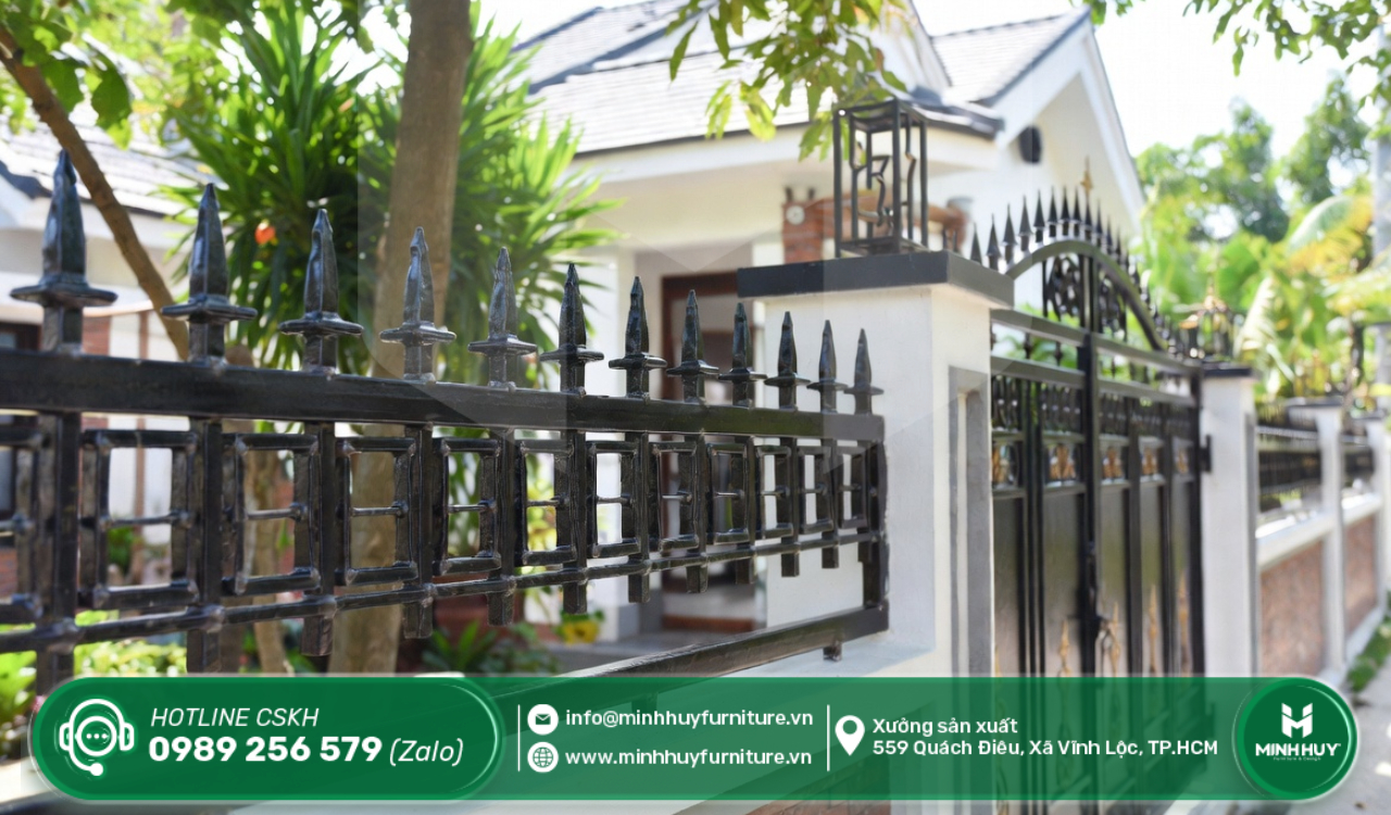 làm khung hàng rào sắt quận 1 tphcm giá rẻ