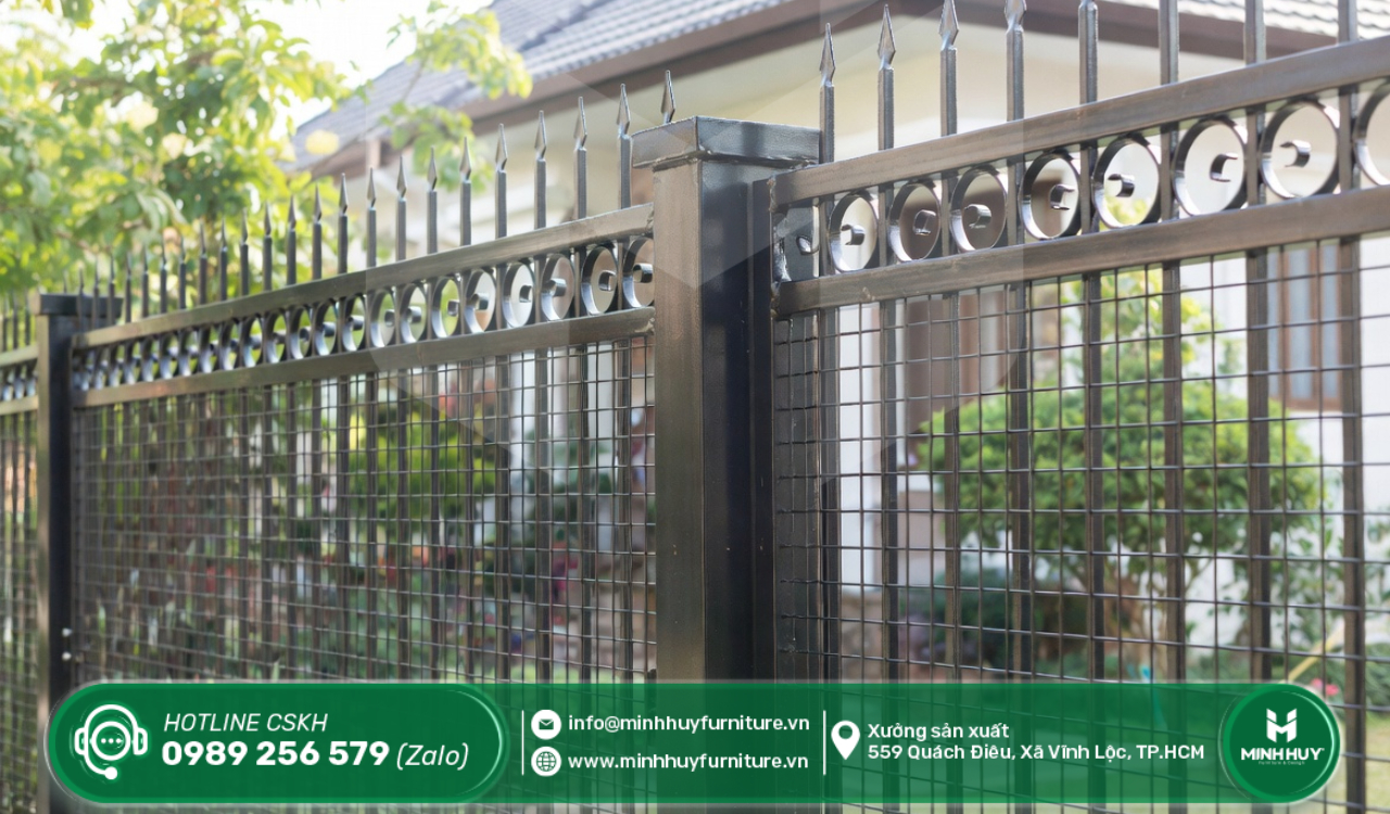 xưởng thi công khung hàng rào sắt quận bình tân tphcm giá rẻ