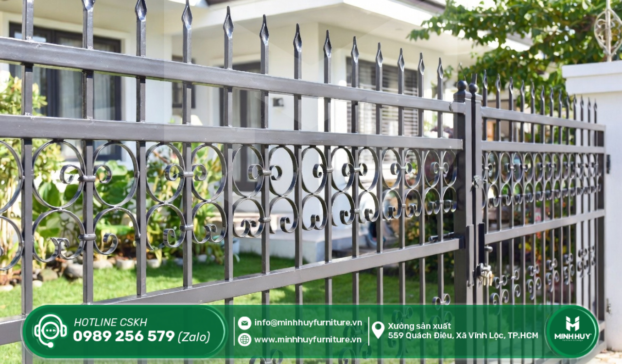 chỗ bán khung hàng rào sắt tphcm
