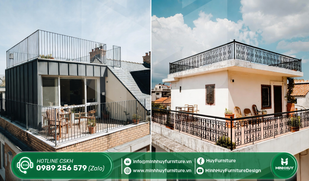 xưởng thi công khung sắt bảo vệ sân thượng quận 8 tphcm giá rẻ