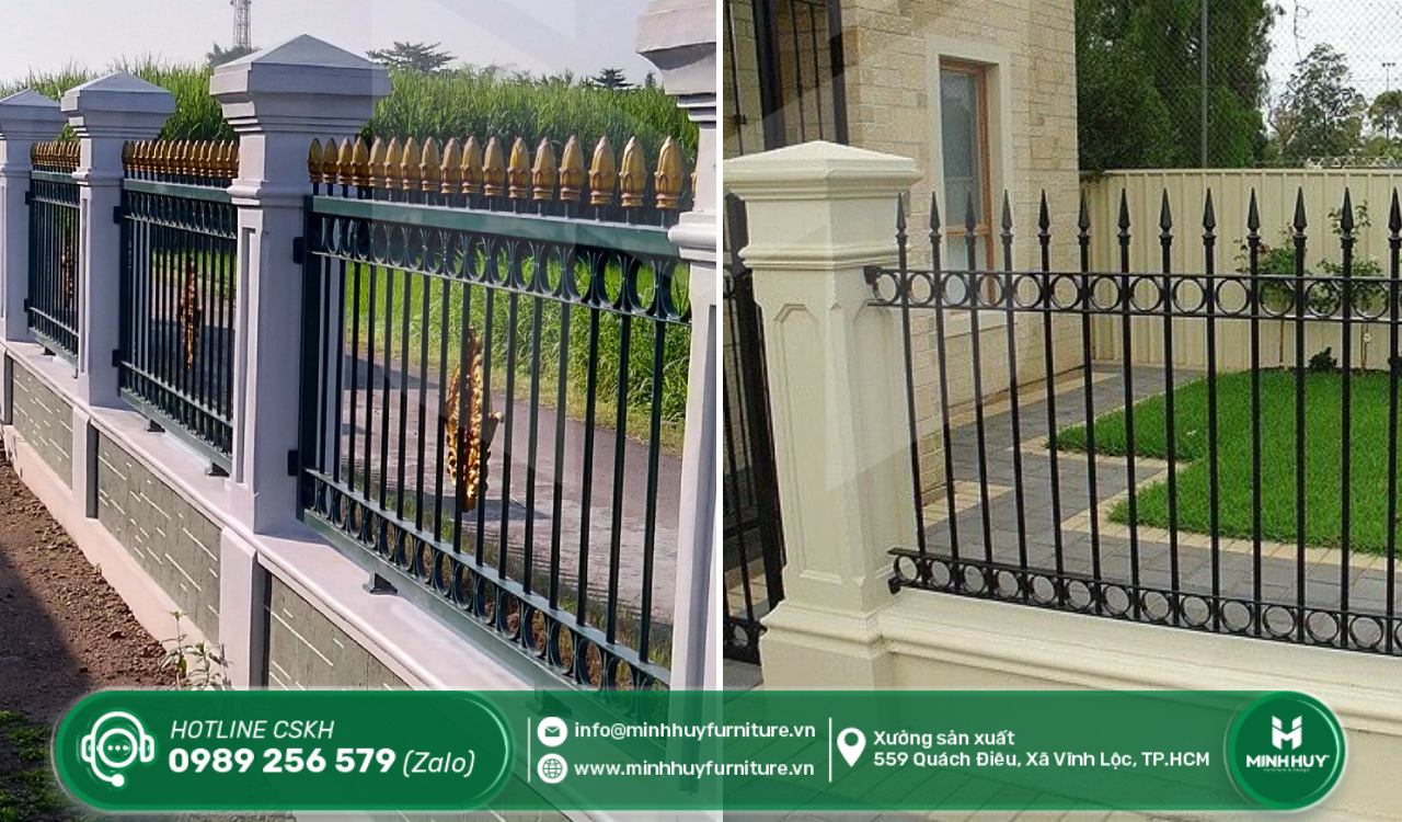 xưởng làm khung hàng rào sắt quận 5 tphcm giá rẻ