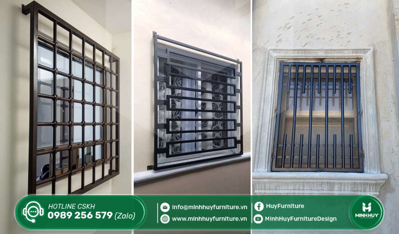 xưởng thi công khung sắt bảo vệ cửa sổ quận 12 tphcm giá rẻ