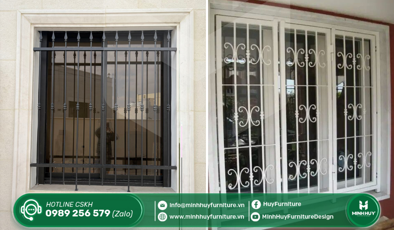 xưởng làm khung sắt bảo vệ cửa sổ quận 6 tphcm
