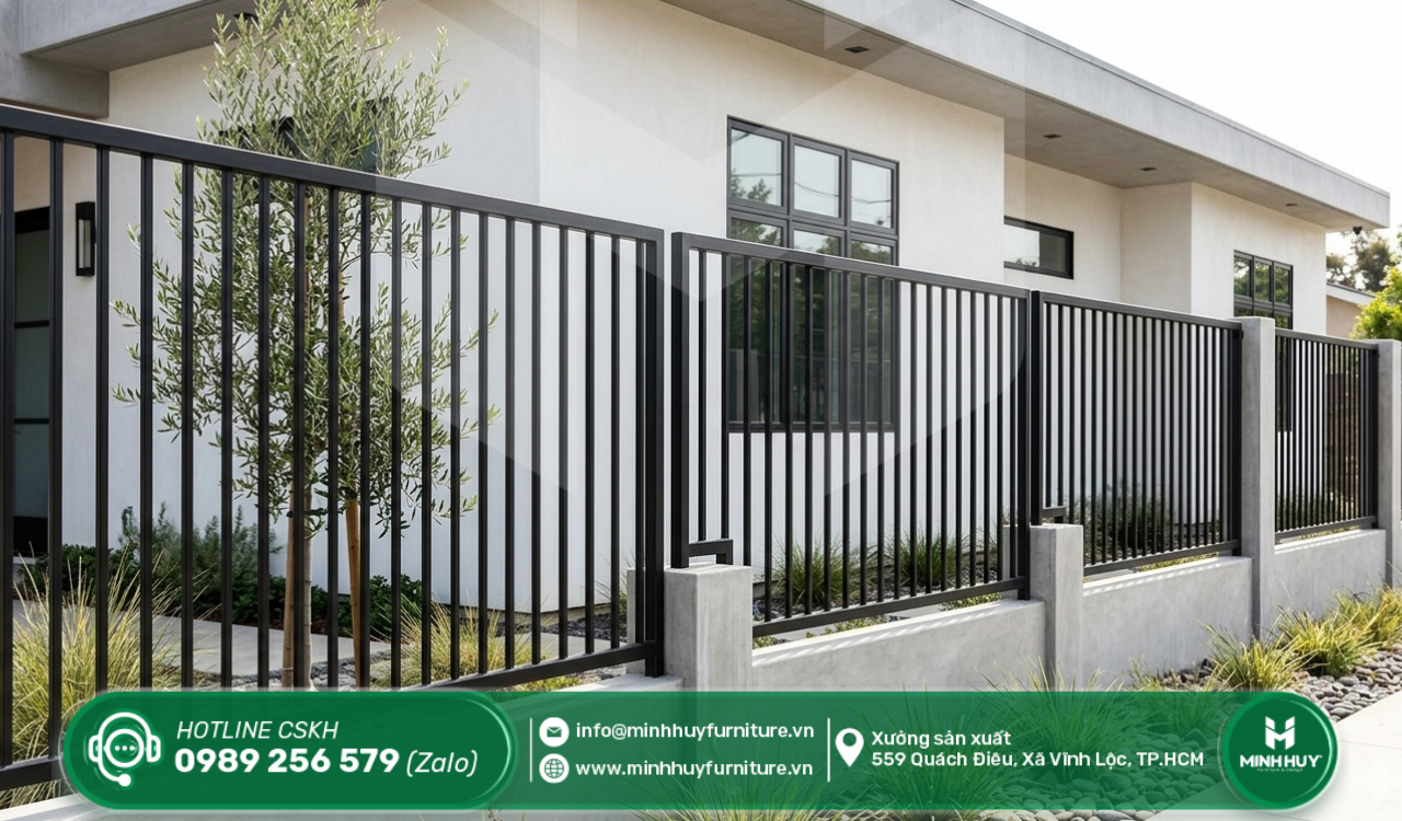 xưởng làm khung hàng rào sắt cần giờ tphcm