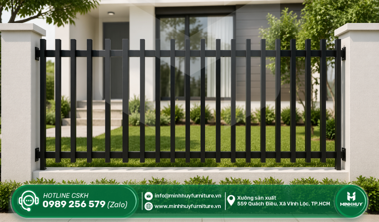 xưởng làm khung hàng rào sắt quận 4 tphcm