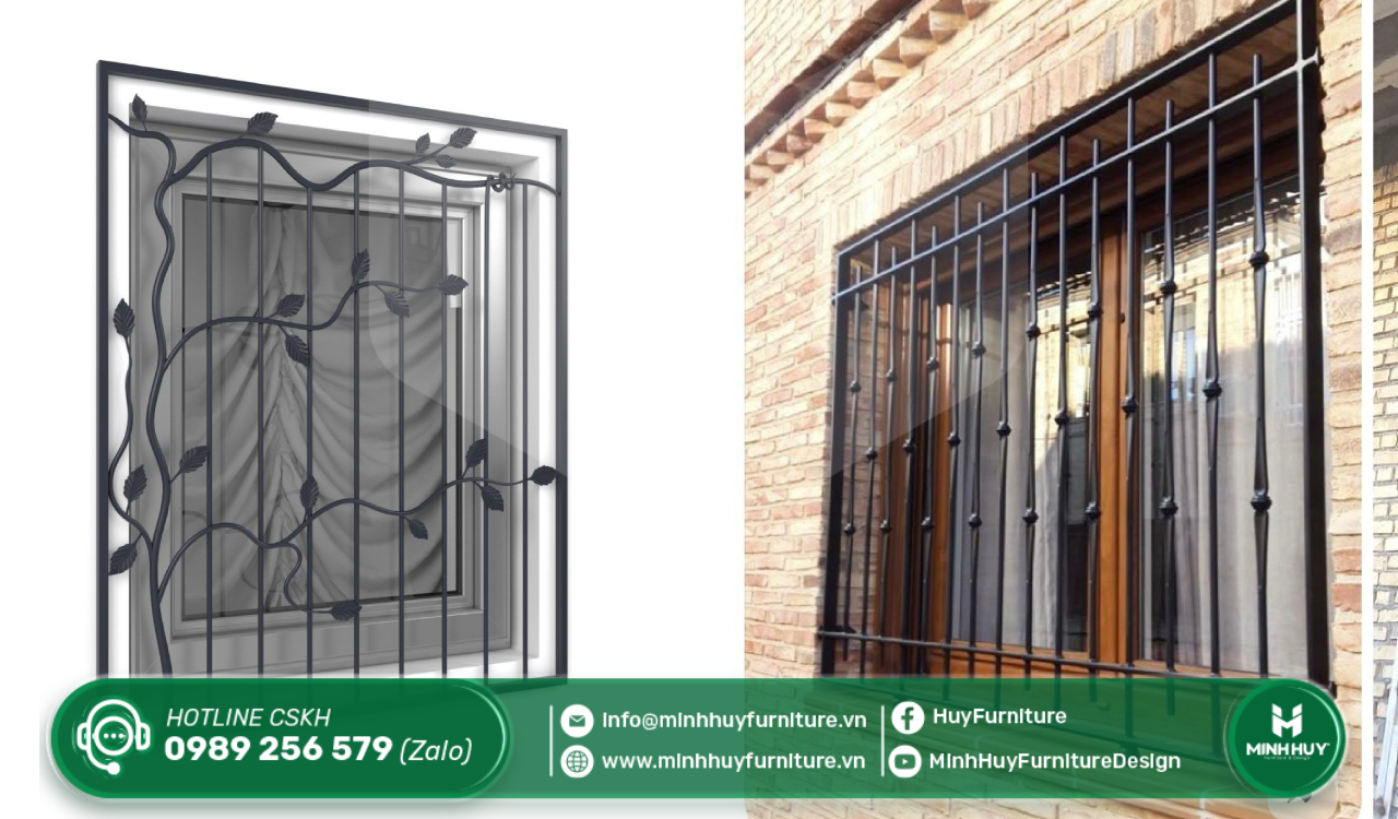 khung sắt bảo vệ cửa sổ