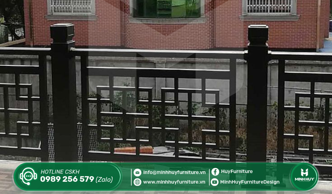 làm khung sắt lan can nhà bè tphcm