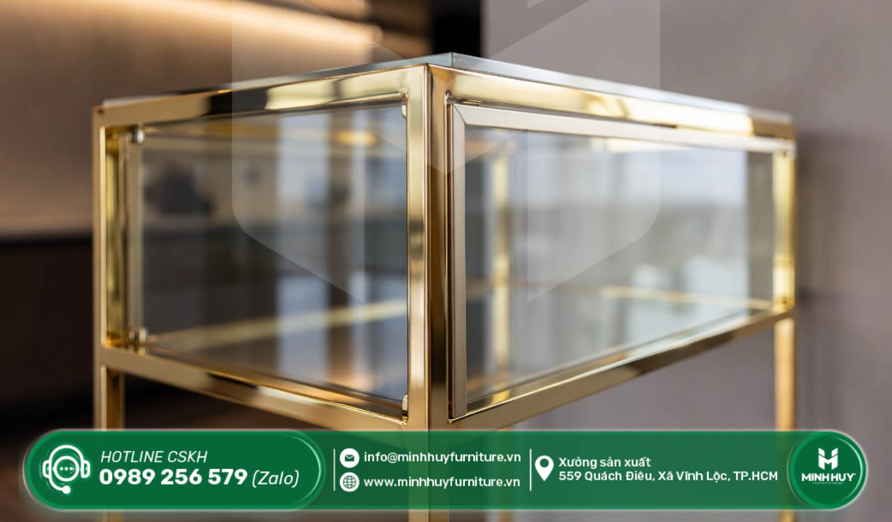 gia công khung kính inox mạ vàng quận 5 tphcm