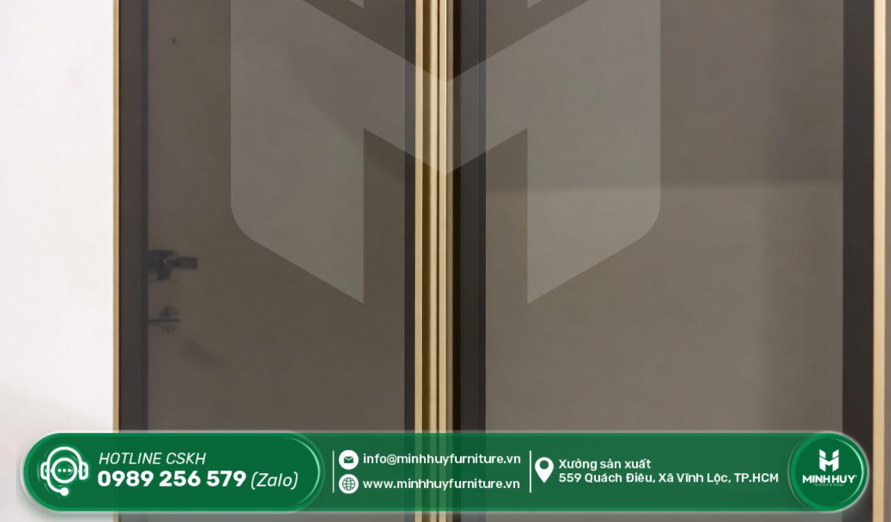 xưởng gia công khung kính inox mạ PVD quận bình thạnh tphcm