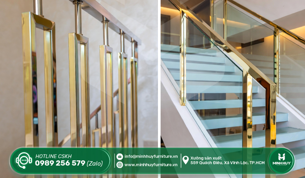 xưởng gia công khung kính inox mạ PVD thủ đức tphcm