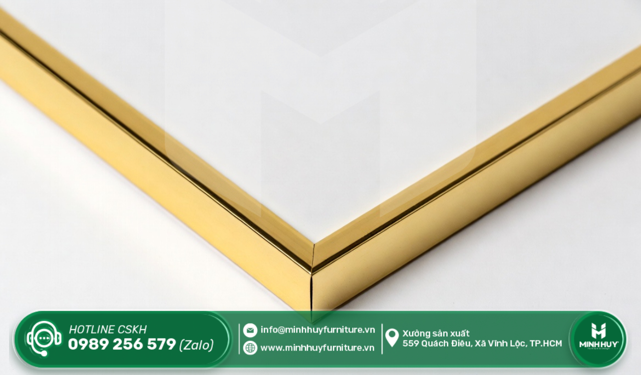 gia công khung kính inox mạ vàng quận 11 tphcm