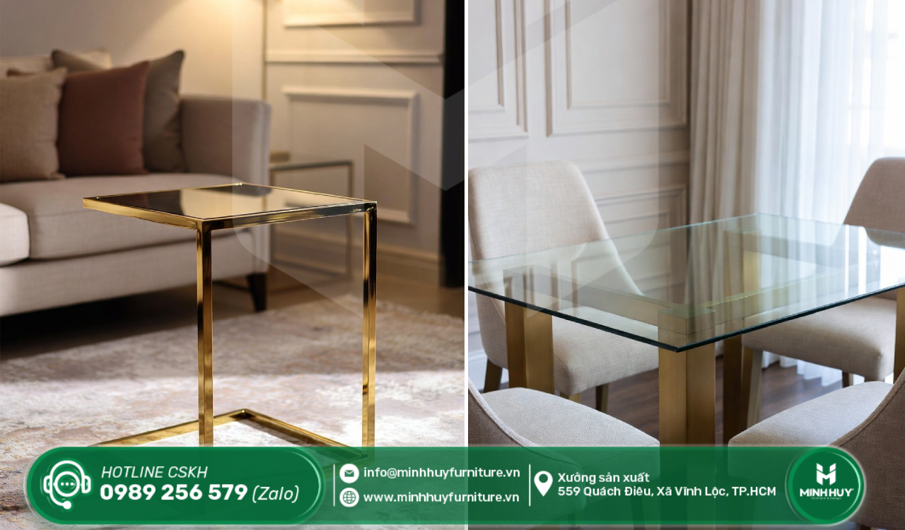 gia công khung kính inox mạ PVD giá rẻ quận 7 tphcm