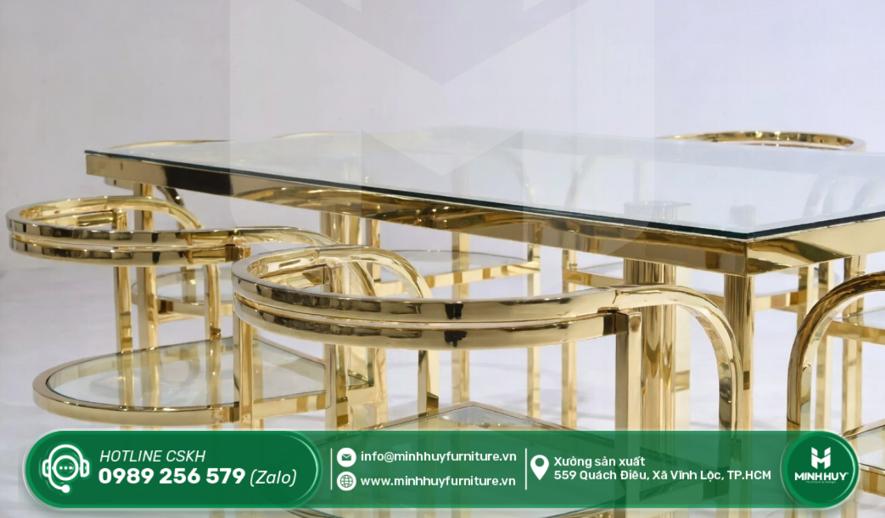 gia công khung kính inox mạ PVD giá rẻ quận bình thạnh tphcm